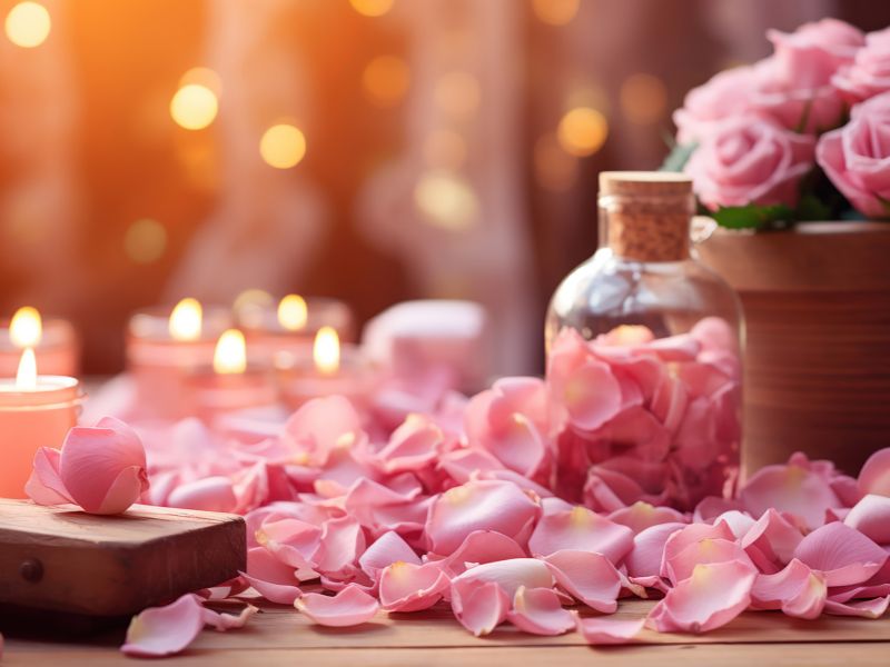 Luxusní aromaterapeutická masáž s růží Opava